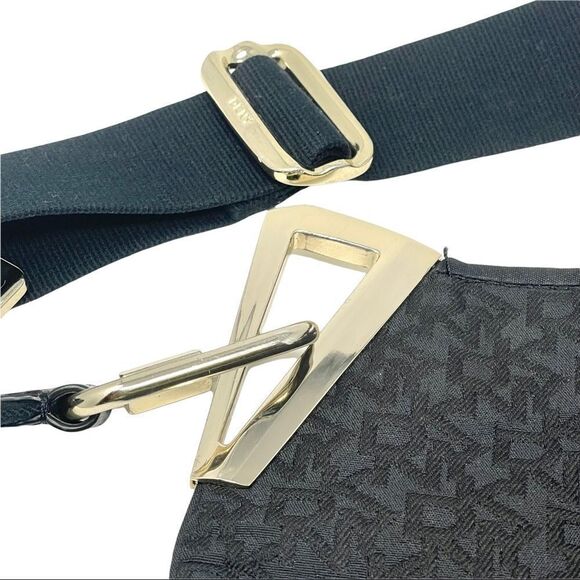 Dkny Large Black Signature Crossbody Bag - Picture 3 of 12